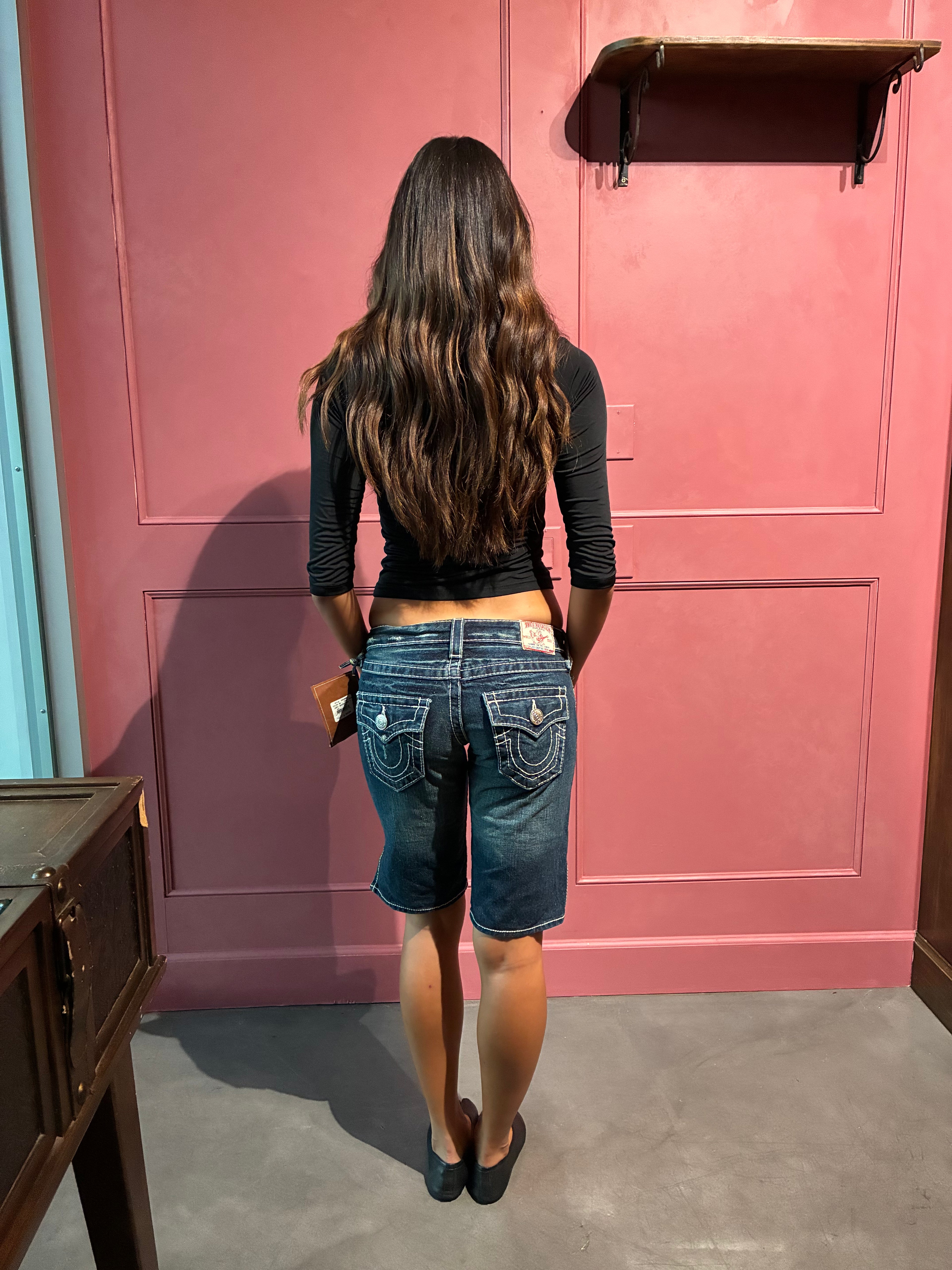 Y2K True Religion Capri/Jorts