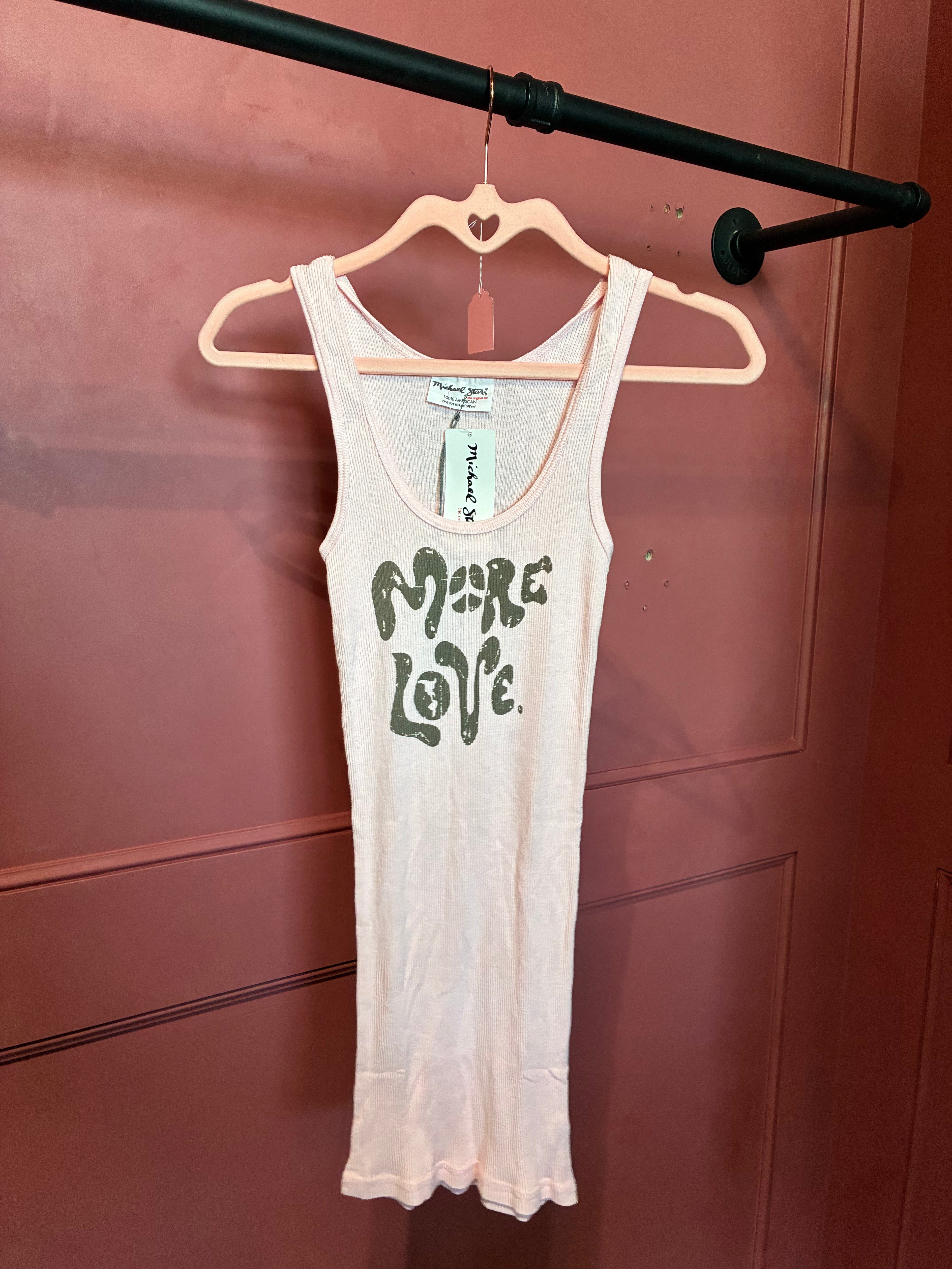 Vintage 2000s Michael Stars “More Love” Tank Top