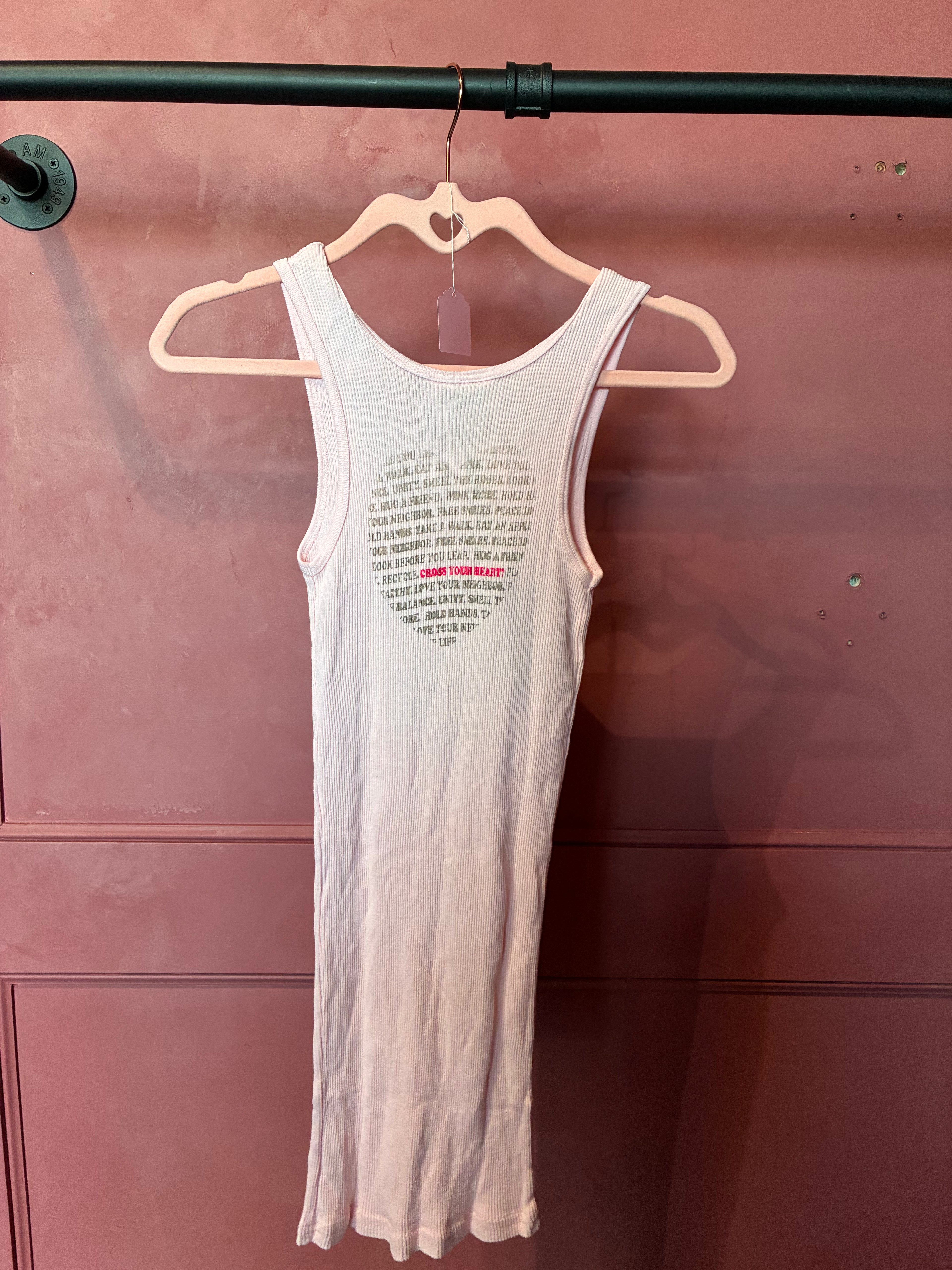 Vintage 2000s Michael Stars “More Love” Tank Top
