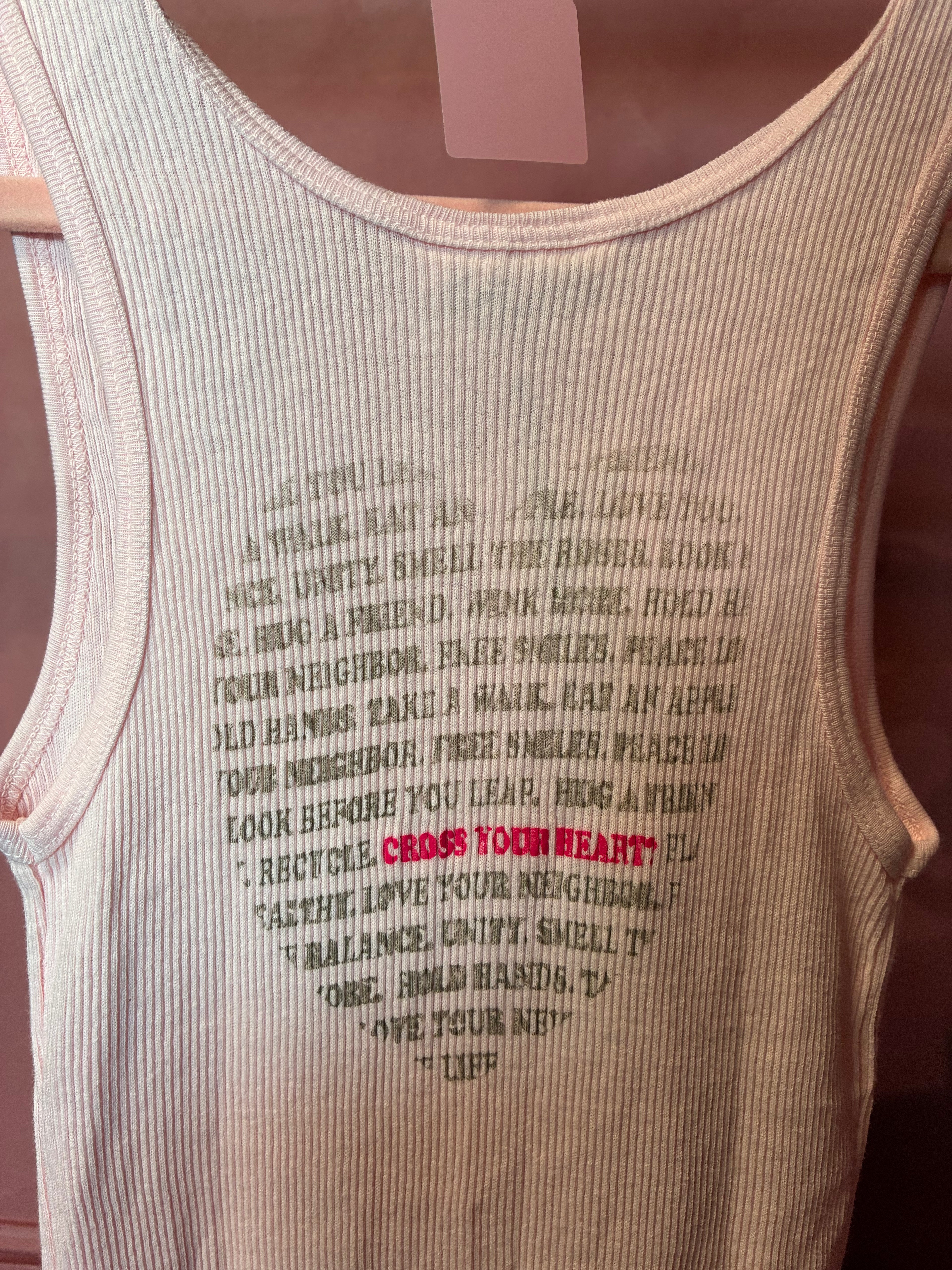 Vintage 2000s Michael Stars “More Love” Tank Top